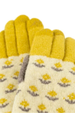 ICHI Sales Shop -ICHI Sales Shop Tehtava Touchscreen Gloves Flowers MA 0022TTV011 02