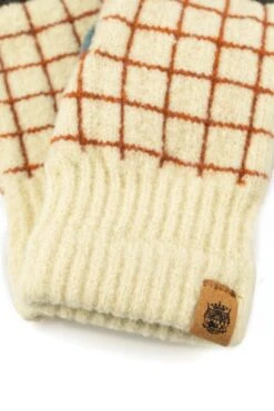 Touchscreen Gloves - Plaid OW -ICHI Sales Shop Tehtava Touchscreen Gloves Plaid OW 0022TTV006 12